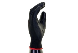 PU Coated Grip Glove Black size 7 Small (1 Pair)