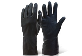 HDuty Optima Tough Rubber Gloves Medium 1 pair