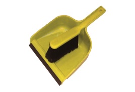 Dustpan and Brush Set Soft Brush Yellow 1 set