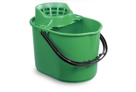 Deluxe Mop Bucket 15L Green Single