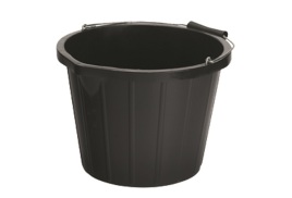 Industrial Mop Bucket 15L Black Single