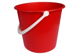 Round Mop Bucket 9L Red Single